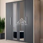 Contemporary Euston 4-Door Wardrobe