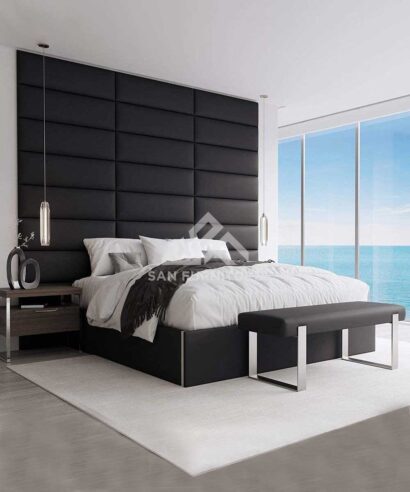 Accent Wall Panels Headboard Bed