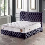 Ottoman Base Headboard Bed