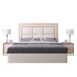 Vertical Lines Channel Tufted Bed