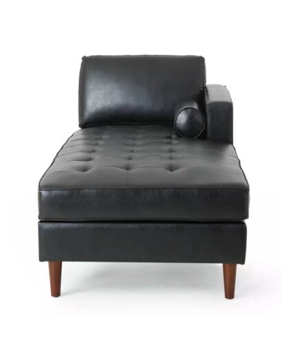 Tufted Upholstered Chaise Lounge