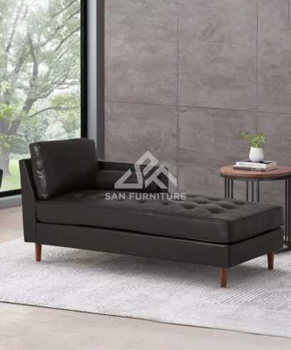 Malinta Modern Tufted Upholstered Chaise Lounge