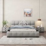 Queen Size Fabric Bed
