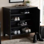 Modern and Contemporary Dark Grey Shoe Storage Cabinets