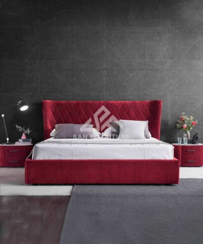 Velvet Material Luxury Bed