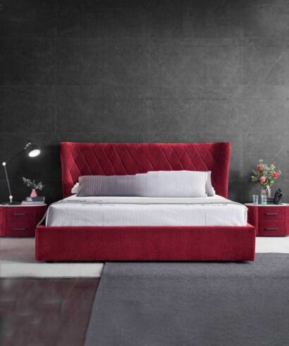 Velvet Material Luxury Bed