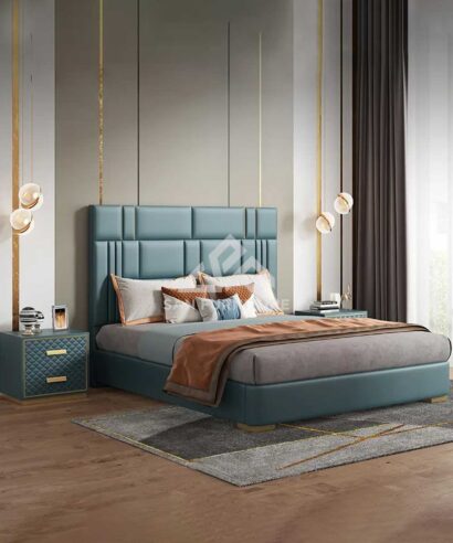 Leather Upholstered Bed