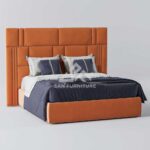 Modern Bedroom Fabric Bed