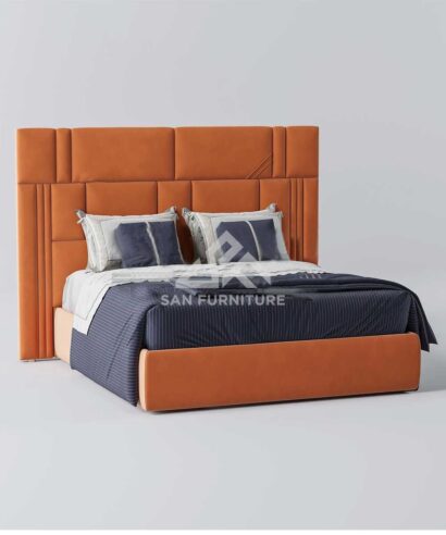 Modern Bedroom Fabric Bed