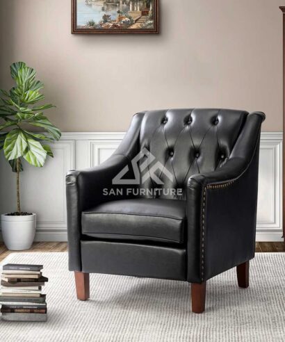 Arm Chair with Nailhead