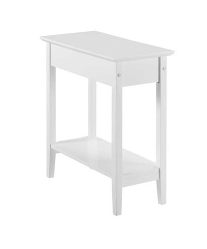 Tall End Table with Storage
