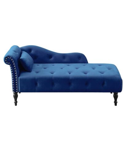 Velvet Chaise Lounge Couch