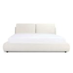 Modern Boucle Upholstered Could Bed