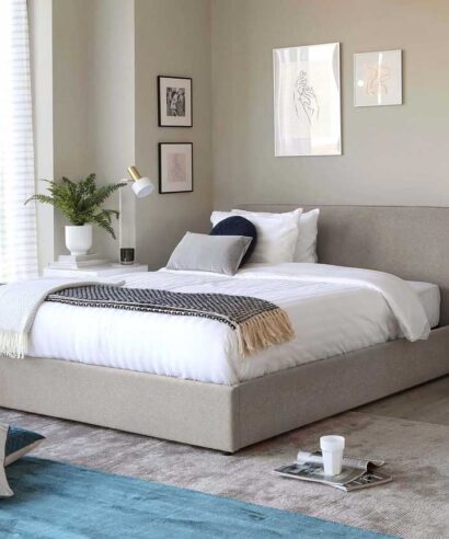 Perth Fabric Upholstered Bed