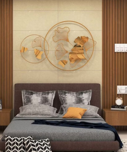 Contemporary Wooden Repears Wall Panel Bed