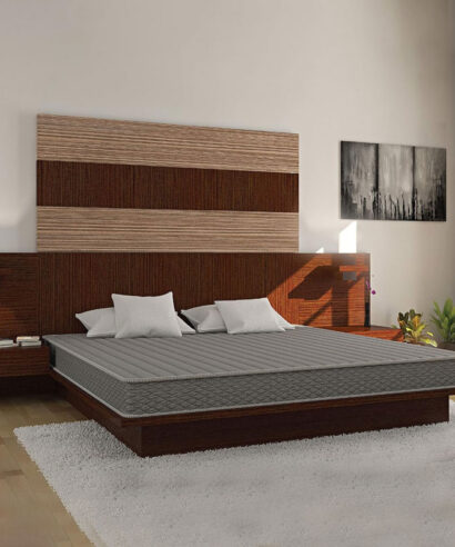 Wooden Headboard Bed