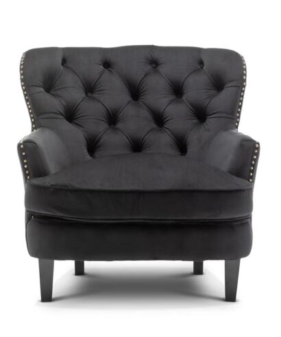 Decorative Button Tufted Back Armchair