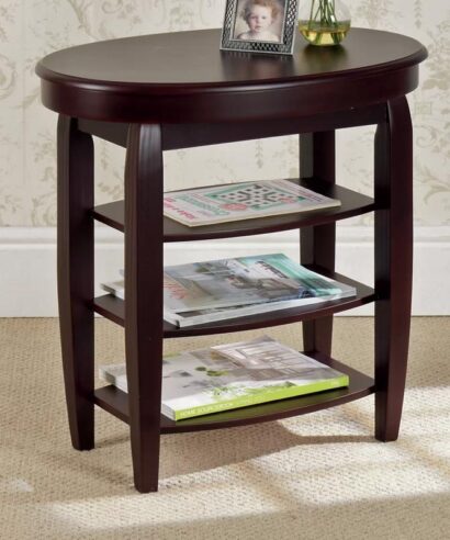 Modern Functional Side Table with storage Shelve