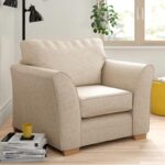 Modern cushion back Armchair