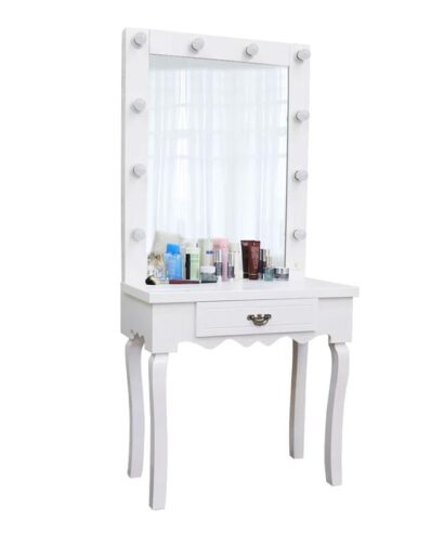 SAN Tall Rectangle Mirror Dressing Table