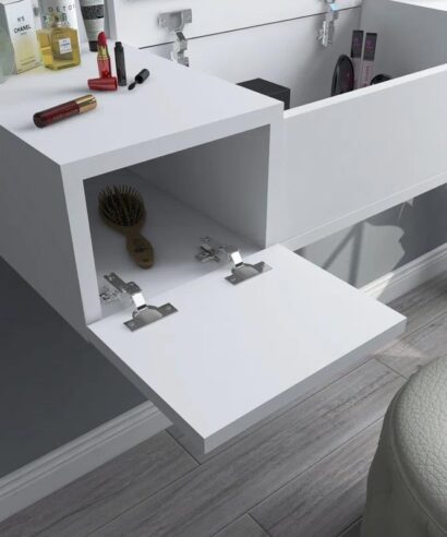 Wall Mount Dressing Table with Mirror